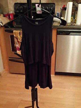 KB Blue Layered Sleeveless Tank Top